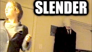 Epic Slender Man Scare Prank Shut Up I M Talking