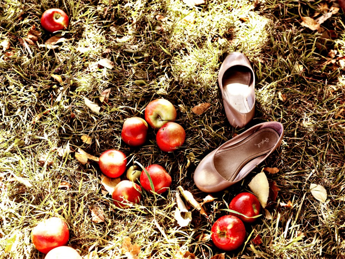 Take this apple. Apple hill.